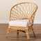Bali & Pari Emmeline Bohemian Honey Rattan Accent Chair 245-13640-ZORO - alternate 8